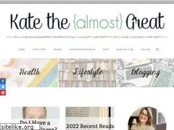 Sites similar to katethealmostgreat.com