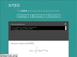 Sites similar to katex.org