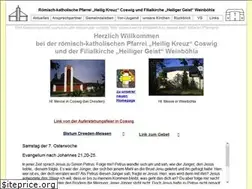 Sites similar to kath-kirche-coswig.de