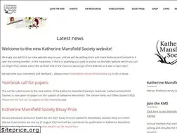 Sites similar to katherinemansfieldsociety.org
