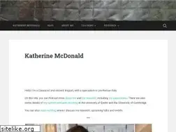 Sites similar to katherinemcdonald.net