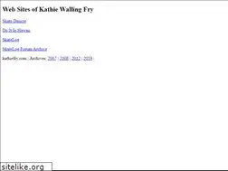 Sites similar to kathiefry.com