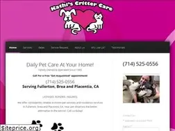Sites similar to kathiscrittercare.com