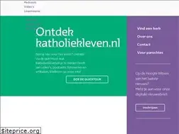 Sites similar to katholiekleven.nl