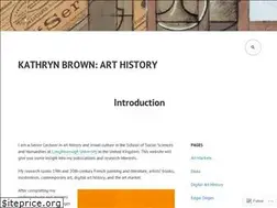 Sites similar to kathrynbrownarthistory.com