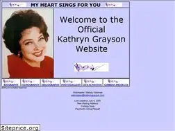 Sites similar to kathryngrayson.com