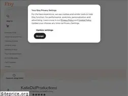 Sites similar to katiedidproductions.etsy.com