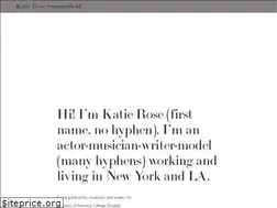 Sites similar to katierosesummerfield.com