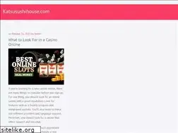 Sites similar to katsusushihouse.com