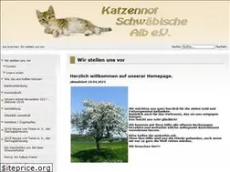 Sites similar to katzennot-schwaebischealb.de