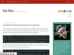 Sites similar to kau-boys.de