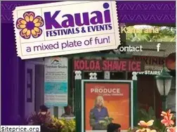 Sites similar to kauaifestivals.com