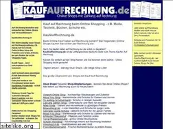 Sites similar to kaufaufrechnung.de