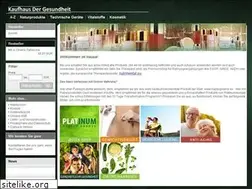 Sites similar to kaufhaus-der-gesundheit.com