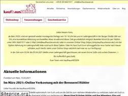 Sites similar to kaufhaushessen.de