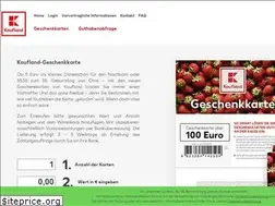 Sites similar to kaufland-geschenkkarte.de