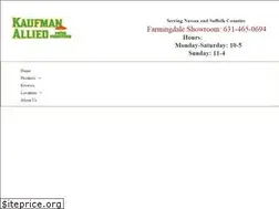 Sites similar to kaufmanalliedpatio.com