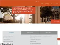 Sites similar to kaufmanandcanoles.com