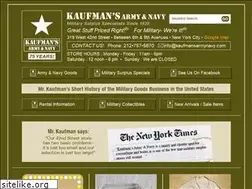 Sites similar to kaufmansarmynavy.com