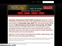 Sites similar to kaufmantrailerparts.com