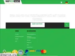 Sites similar to kaufmeinticket.de