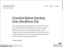 Sites similar to kaushalsheth.net