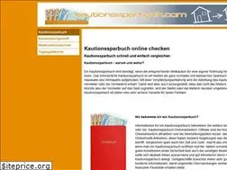 Sites similar to kautionssparbuch.com