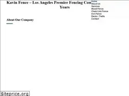 Sites similar to kavinfence.com
