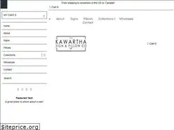 Sites similar to kawarthasignandpillow.com