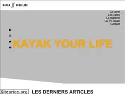 Sites similar to kayakyourlife.com
