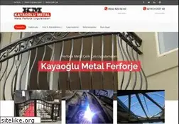 Sites similar to kayaoglumetalferforje.com