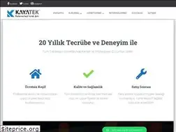 Sites similar to kayatek.com.tr