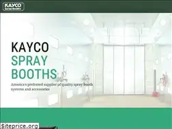 Sites similar to kaycospraybooths.com