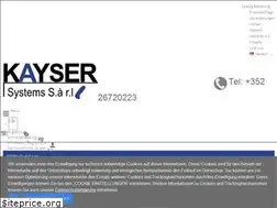 Sites similar to kayser-systems.lu