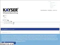 Sites similar to kayser.de