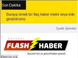 Sites similar to kayseriflashaber.com