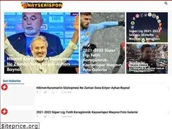 Sites similar to kayserispor.com