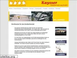 Sites similar to kaysser-heimtiernahrung.de