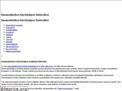 Sites similar to kayttoohje.fi