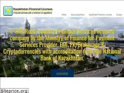 Sites similar to kazakhstanfinanciallicenses.com