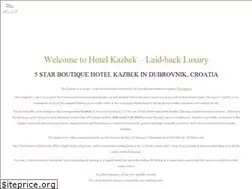 Sites similar to kazbekdubrovnik.com