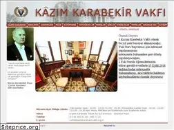 Sites similar to kazimkarabekirvakfi.org.tr