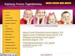 Sites similar to kazinczyfnyh.hu