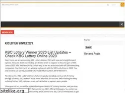 Sites similar to kbclottery.in