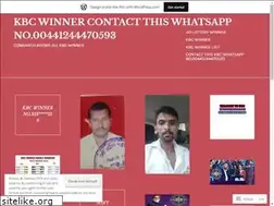 Sites similar to kbcwinner2020.wordpress.com