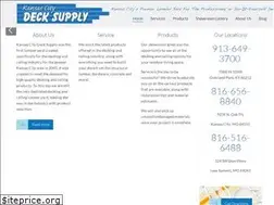 Sites similar to kcdecksupply.com