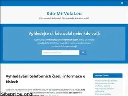 Sites similar to kdo-mi-volal.eu