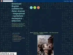 Sites similar to kdramasubs.blogspot.com