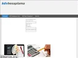 Sites similar to kdvhesaplama.net