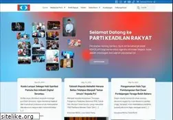 Sites similar to keadilanrakyat.org